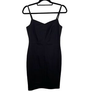 Banana Republic Black Spaghetti Strap Bodycon Dress